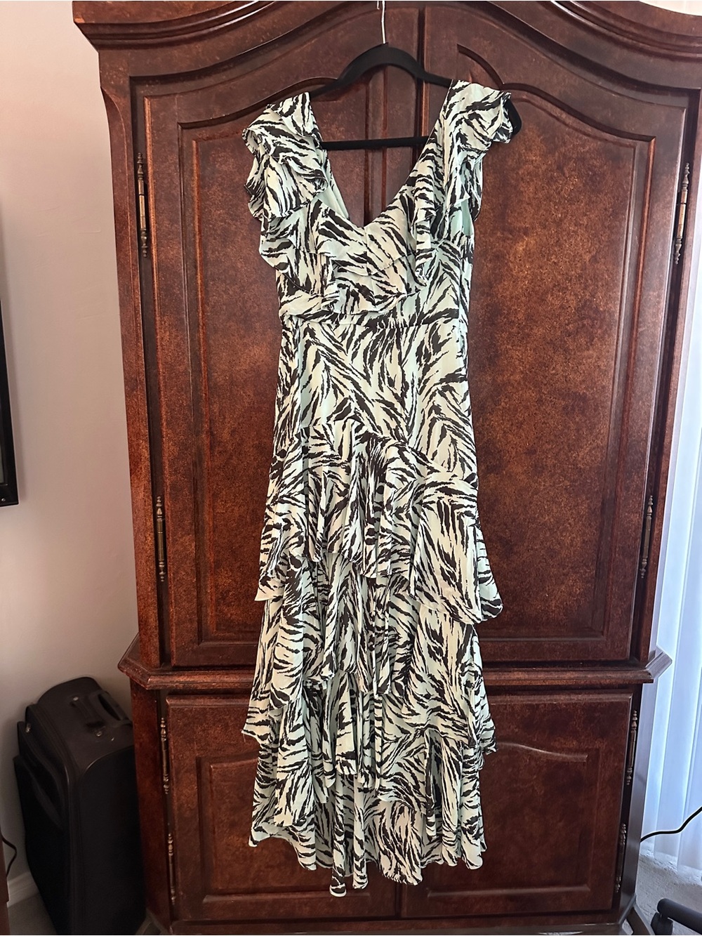 Wayf Ruffled High-Low Maxi Dress - Picture 2 of 5